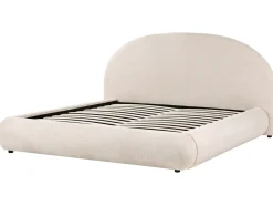 Seng med opbevaring GRASSE Lys Beige 180 x 200 cm