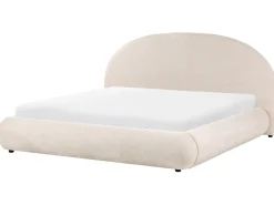 Seng med opbevaring GRASSE Lys Beige 180 x 200 cm