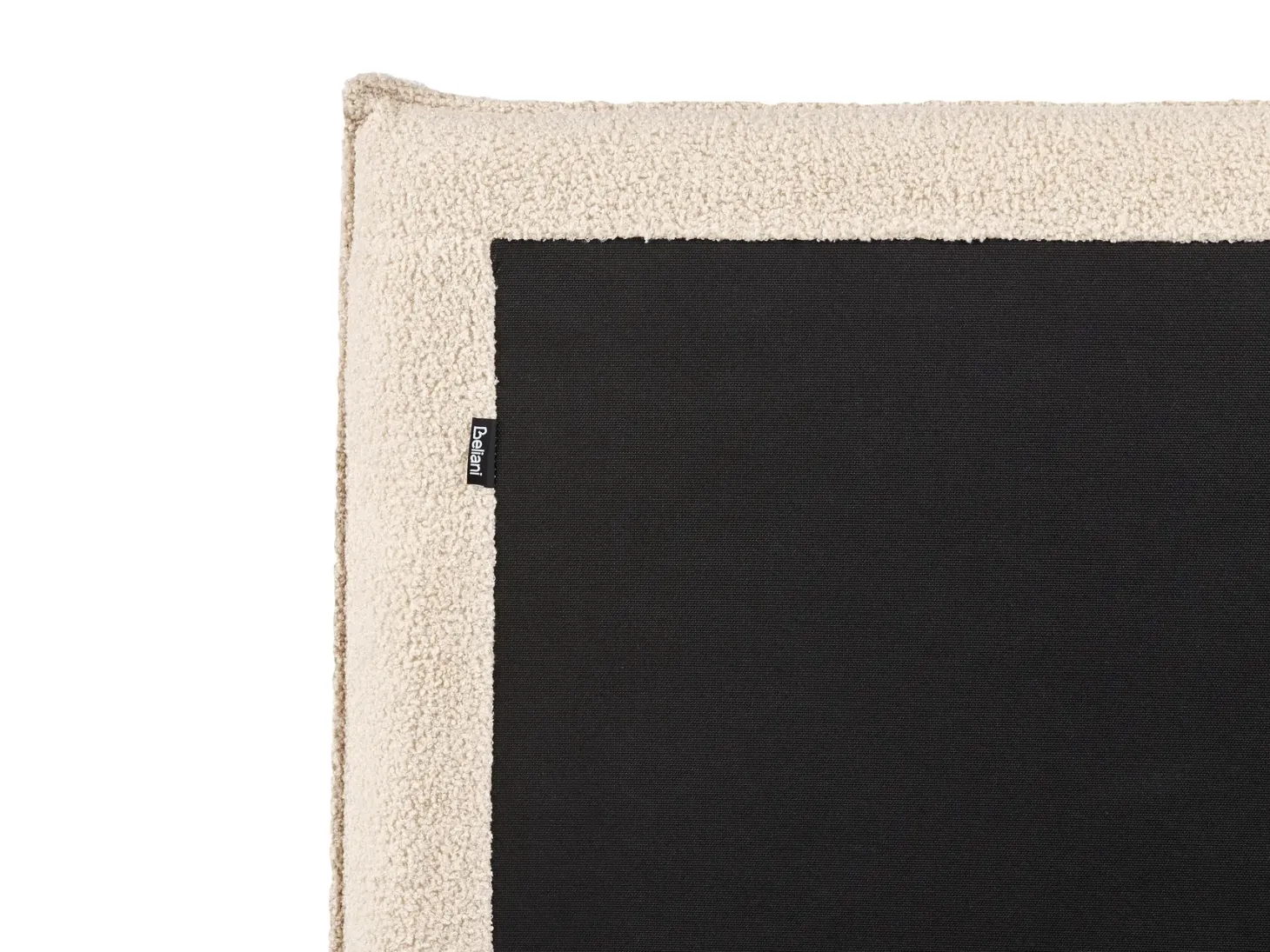 Seng med opbevaring LAVAUR Boucle Beige 180 x 200 cm