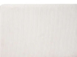 Seng med opbevaring LILLEBONNE Fløjl Lys Beige 140 x 200 cm