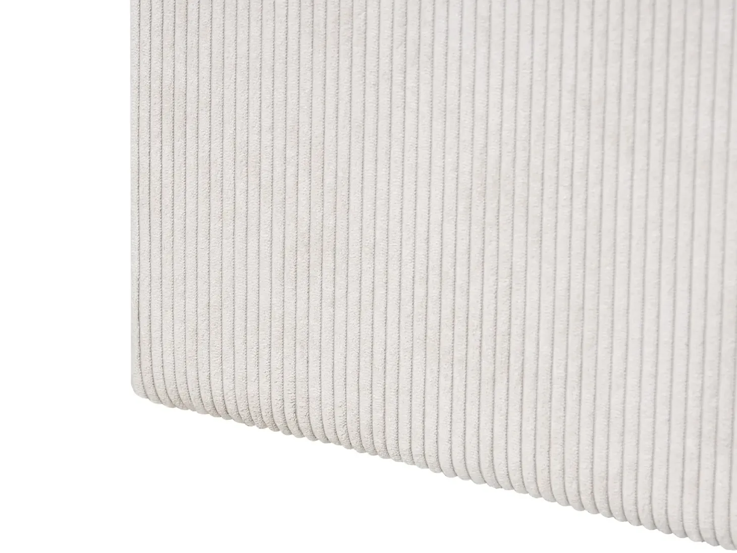 Seng med opbevaring LILLEBONNE Fløjl Lys Beige 160 x 200 cm