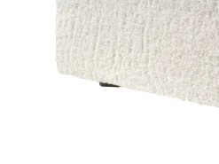 Seng med opbevaring LORIENT Boucle Cremehvid 180 x 200 cm