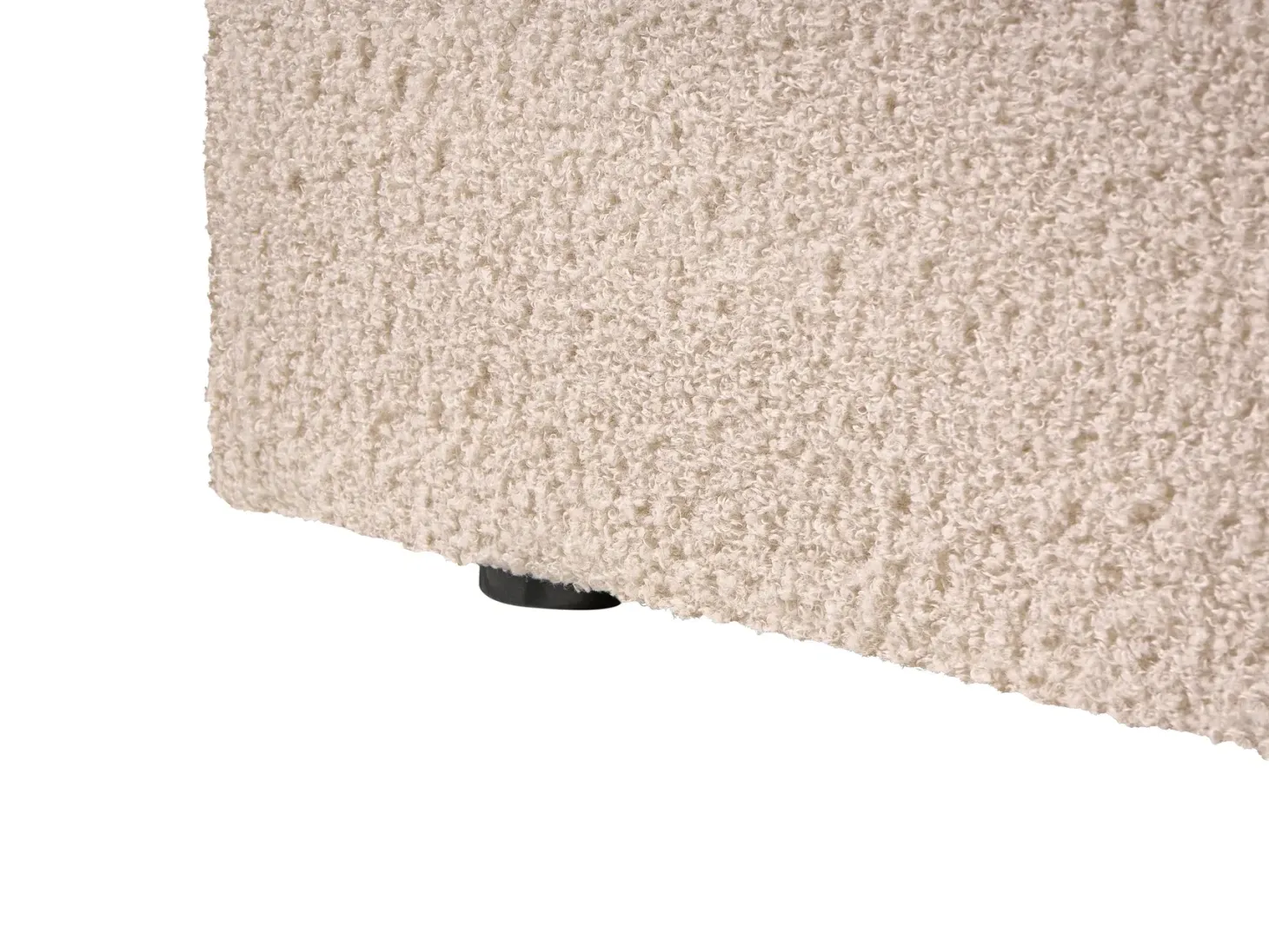 Seng med opbevaring LORIENT Boucle Beige 180 x 200 cm