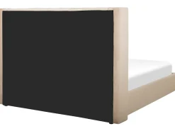 Seng med opbevaring LUBBON Velour Beige 160 x 200 cm