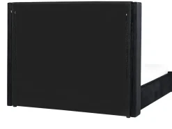 Seng med opbevaring LUBBON Velour Sort 160 x 200 cm