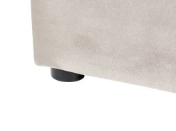 Seng med opbevaring LUBBON Velour Brungrå 140 x 200 cm