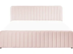 Seng med opbevaring LUNAN Pastellrosa 180 x 200 cm
