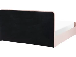 Seng med opbevaring LUNAN Pastellrosa 180 x 200 cm