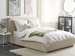 Seng med opbevaring MOISSAC Beige 160 x 200 cm