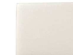 Seng med opbevaring MOISSAC Boucle Cremehvid 160 x 200 cm