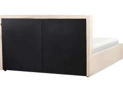 Seng med opbevaring MOISSAC Boucle Beige 180 x 200 cm