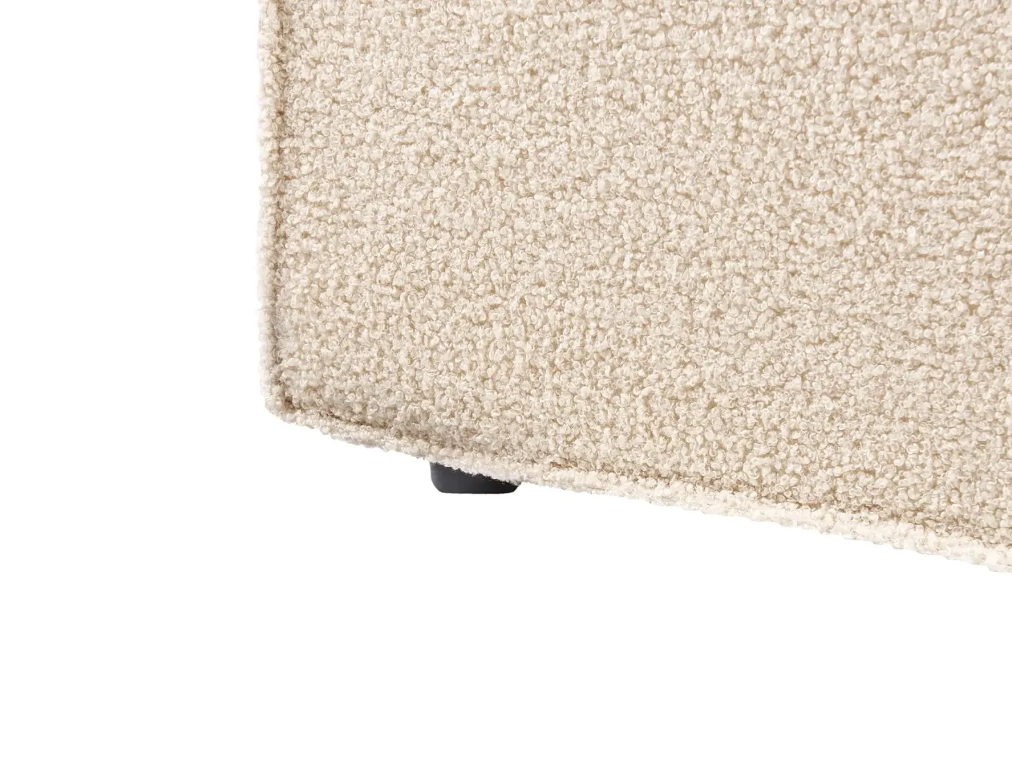 Seng med opbevaring MOISSAC Boucle Beige 180 x 200 cm