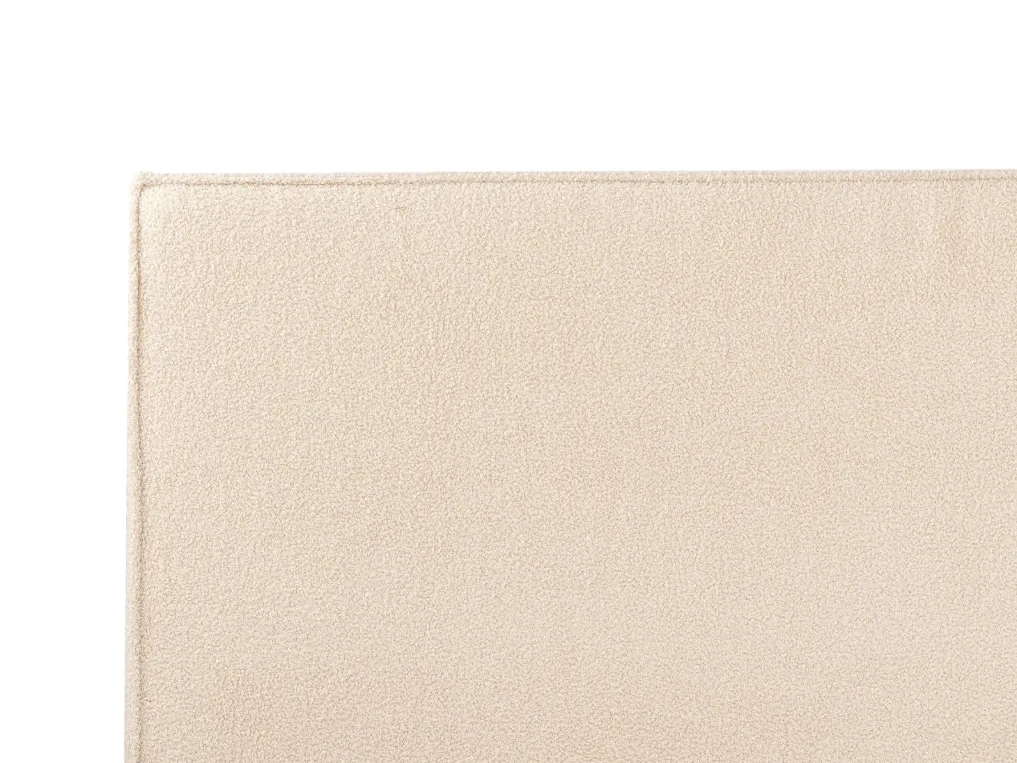 Seng med opbevaring MOISSAC Boucle Beige 180 x 200 cm