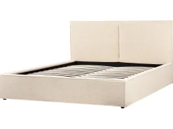 Seng med opbevaring MOISSAC Boucle Beige 180 x 200 cm