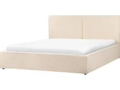 Seng med opbevaring MOISSAC Boucle Beige 180 x 200 cm