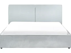 Seng med opbevaring MOISSAC Chenille Himmelblå 180 x 200 cm