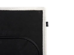 Seng med opbevaring ORBEY Boucle Cremehvid 180 x 200 cm