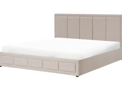 Seng med opbevaring QUIBERON Beige 180 x 200 cm