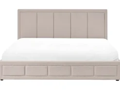 Seng med opbevaring QUIBERON Beige 180 x 200 cm