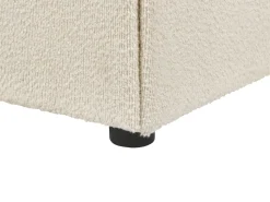 Seng med opbevaring QUILLIEN Boucle Lys Beige 180 x 200 cm