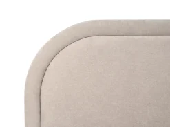 Seng med opbevaring QUILLIEN Chenille Lys Beige 160 x 200 cm