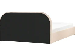 Seng med opbevaring QUILLIEN Boucle Beige 180 x 200 cm