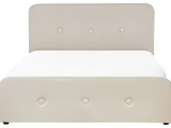 Seng med opbevaring RENNES Beige 140 x 200 cm