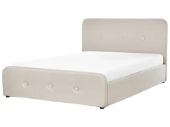Seng med opbevaring RENNES Beige 140 x 200 cm