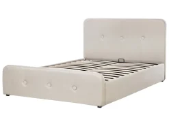 Seng med opbevaring RENNES Beige 140 x 200 cm