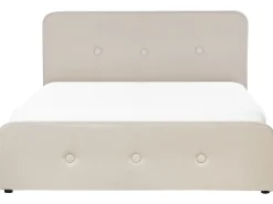 Seng med opbevaring RENNES Beige 160 x 200 cm