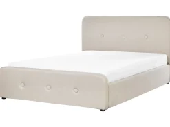 Seng med opbevaring RENNES Beige 160 x 200 cm