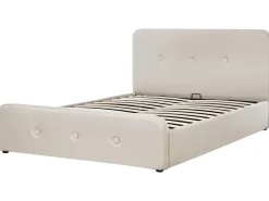 Seng med opbevaring RENNES Beige 160 x 200 cm