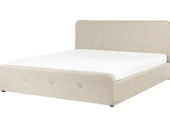 Seng med opbevaring RENNES Kunstlinned Beige 180 x 200 cm