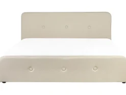 Seng med opbevaring RENNES Kunstlinned Beige 180 x 200 cm