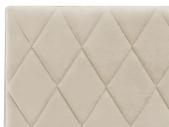 Seng med opbevaring ROCHEFORT Velour Beige 180 x 200 cm