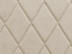 Seng med opbevaring ROCHEFORT Velour Beige 180 x 200 cm
