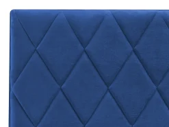 Seng med opbevaring ROCHEFORT Velour Navy Blå 180 x 200 cm