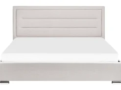 Seng med opbevaring ROUEN Lys Beige 180 x 200 cm