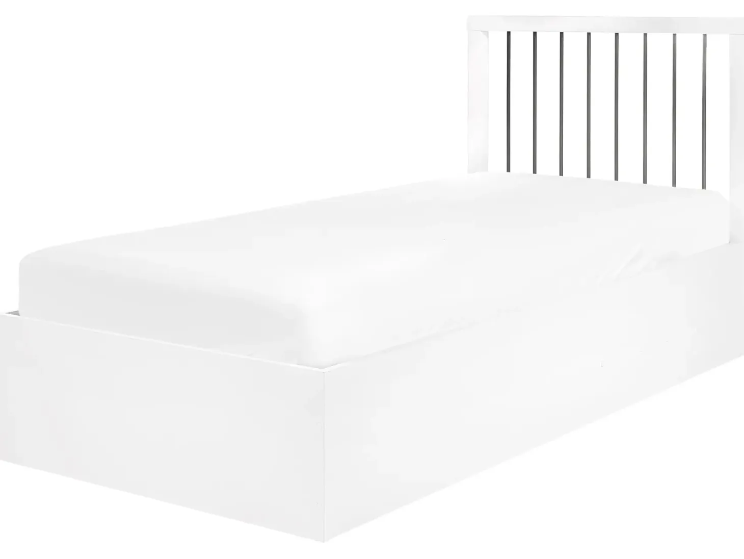 Seng med opbevaring ROUVILLERS Hvid 90 x 200 cm