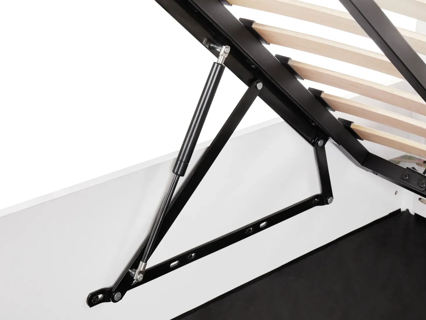 Seng med opbevaring ROUVILLERS Hvid 90 x 200 cm
