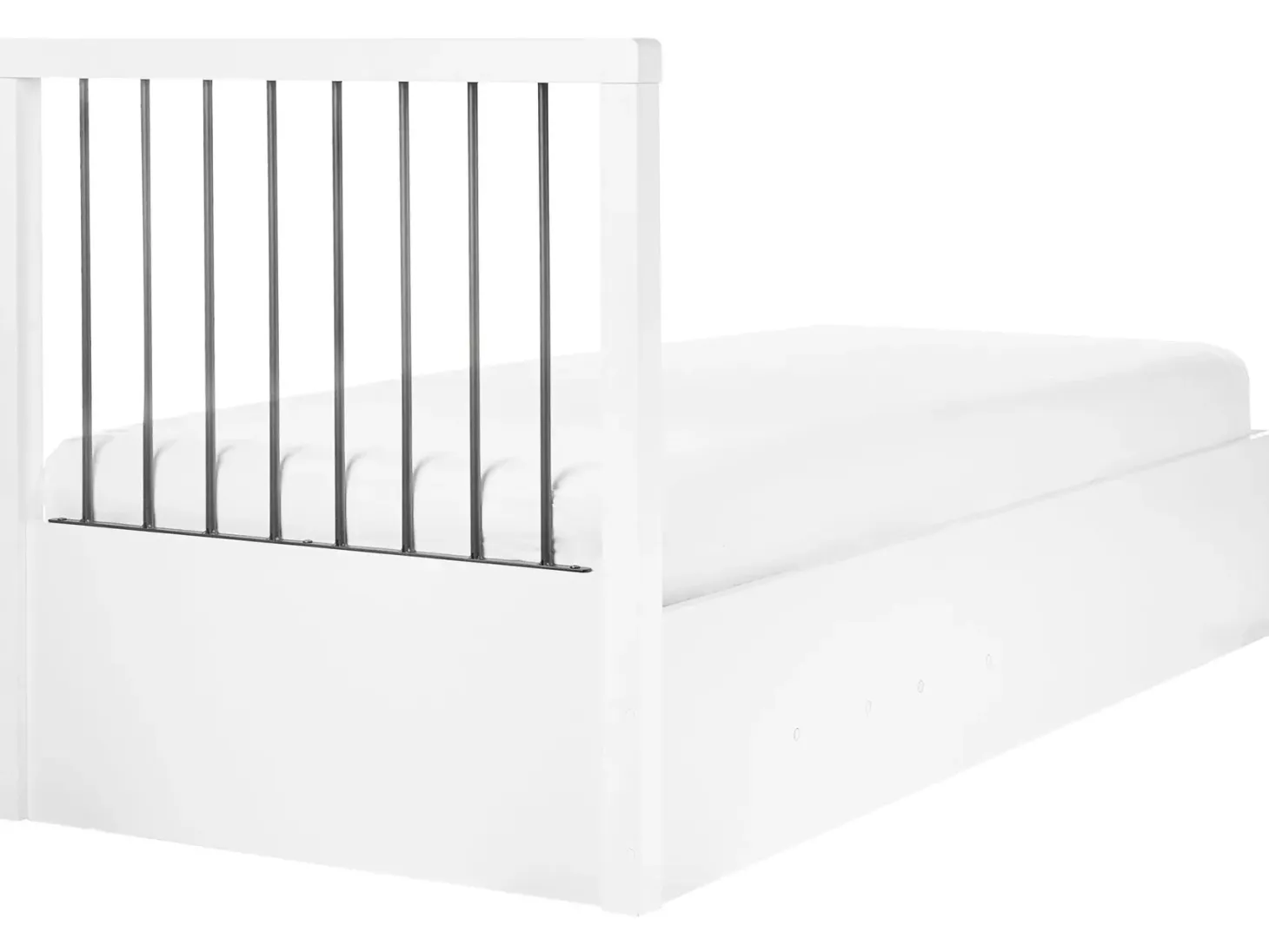 Seng med opbevaring ROUVILLERS Hvid 90 x 200 cm