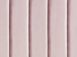 Seng med opbevaring SEZANNE Velour Lyserød 180 x 200 cm