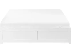 Seng med opbevaringsskuffer uden sengegavl BRUX Hvid 180 x 200 cm
