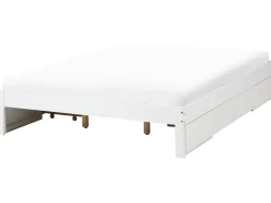 Seng med opbevaringsskuffer uden sengegavl GIAT Træ Hvid 180 x 200 cm