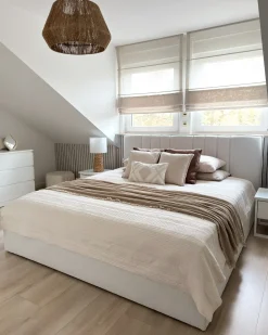 Seng med opbevaring TARASCON Lys Beige 180 x 200 cm