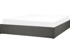 Seng med opbevaring uden gavl DINAN Mørkegrå 180 x 200 cm
