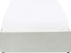 Seng med opbevaring uden gavl DINAN 90 x 200 cm Lys Beige