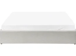 Seng med opbevaring uden gavl DINAN Lys Beige 160 x 200 cm
