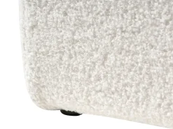 Seng med opbevaring uden gavl DINAN Boucle Cremehvid 160 x 200 cm