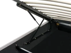 Seng med opbevaring uden gavl DINAN Lysegrå 90 x 200 cm